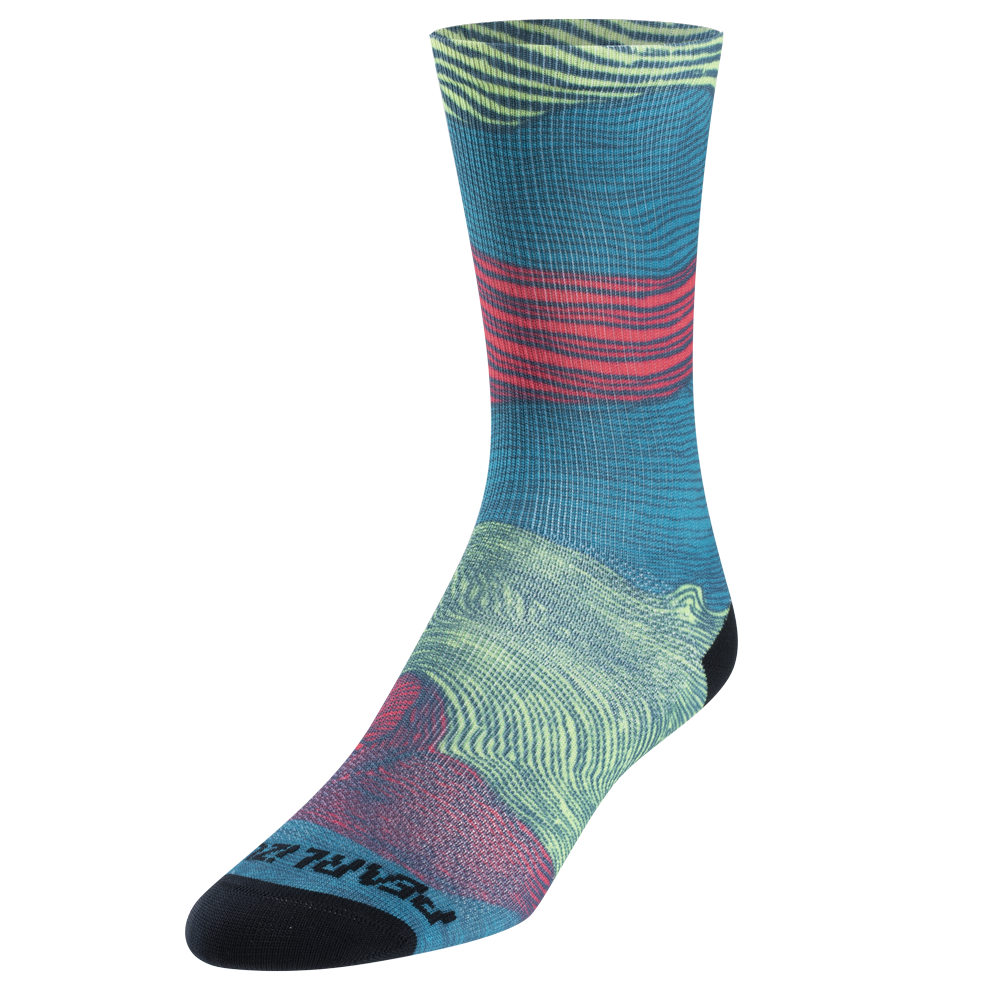 PEARL iZUMi Chaussettes Vélo 7 - Transfer Air 14352301 - red dahlia - AA8