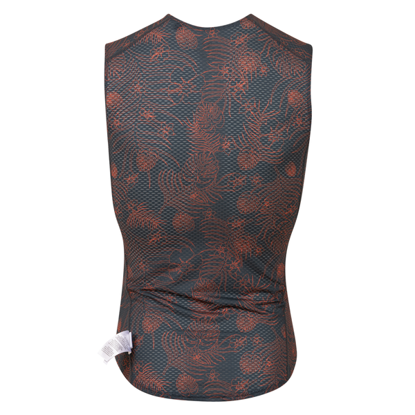 color:DARK INK/SUNSET ORANGE PALM||view:SKU Image Back||gender:Men||seo:Men's Transfer Mesh Sleeveless Baselayer